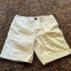 American Eagle light khaki shorts. Size 28.